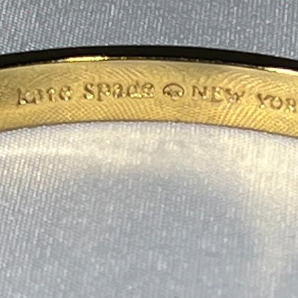 RARE New Kate Spade 2014 Take A Bow “EMULATES TIFFANY BLUE COLOR”Plated Bracelet - Picture 7 of 8